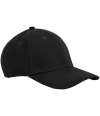 BB820 B820 Beechfield EarthAware® Classic Organic Cotton 6 Panel Cap Black colour image